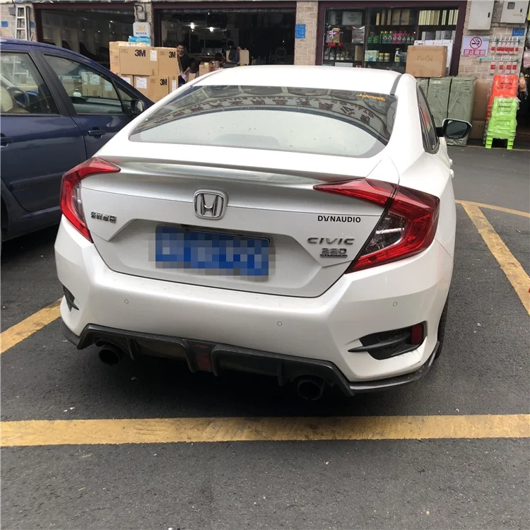 Спойлер для заднего крыла автомобиля черный/белый спортивный спойлер багажника