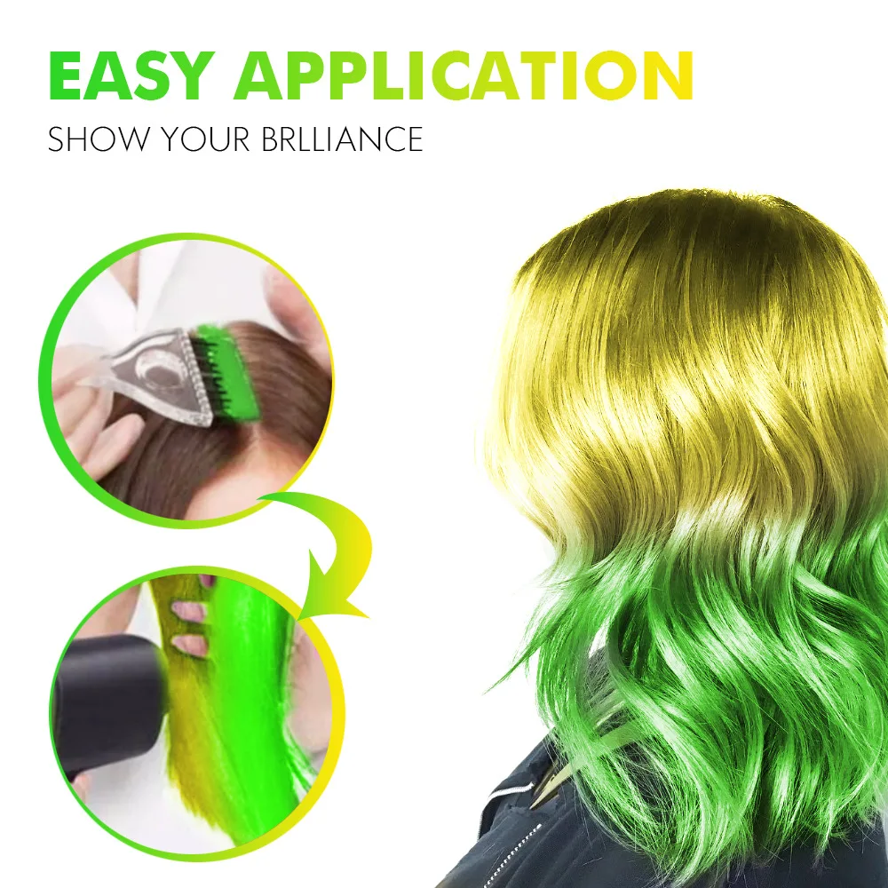 Одноразовая краска для волос 8 цветов корней кремовая помада временного покрытия