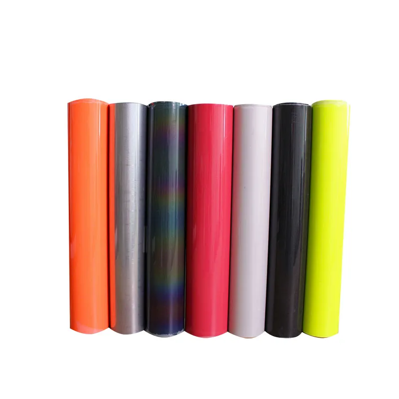 Бесплатная доставка отражающий винил для теплопередачи 1 лист 25 см x 100 теплотжим