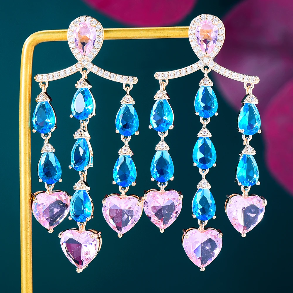 

Женские винтажные серьги-подвески GODKI, роскошные висячие серьги в форме капли пескоструйной обработки для невесты и свадьбы, 2022