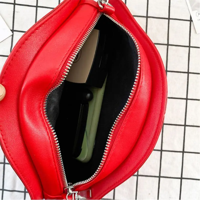 

Fashion Women PU Leather Chain Shoulder Bag Tote Purse Chain Crossbody Satchel Messenger Handbag