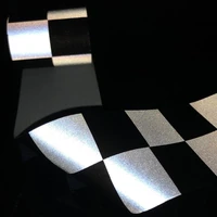 silver reflective tape fabric for handmade craft garment sewing chemical fiber cloth