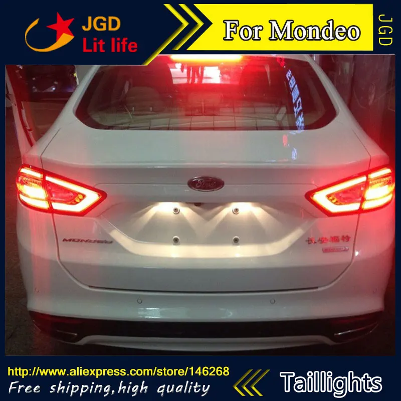 Автомобильный Стайлинг задние фонари для Ford Mondeo 2013 2016 светодиодные лампы