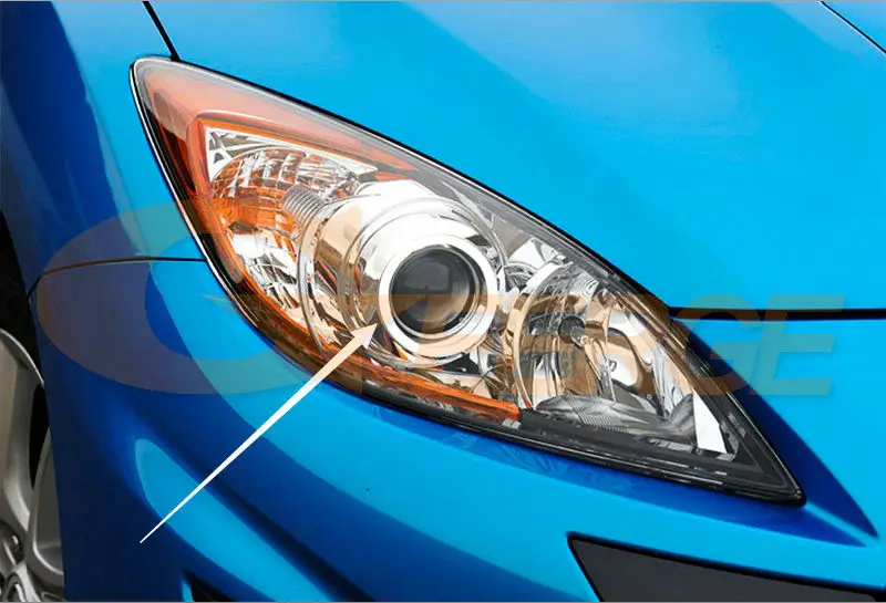 Для Mazda 3 mazda3 BL 2009 2010 2011 2012 2013 отличные ультра яркие CCFL ангельские глазки Halo кольца