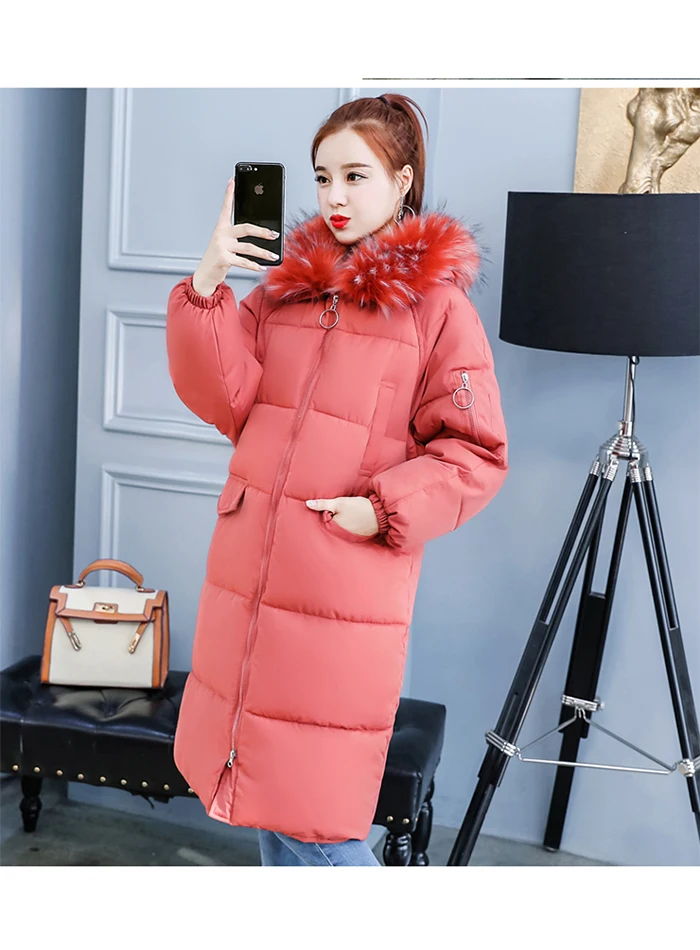 liva girl Casual Winter Jacket Women Coat Warm Parka Female Plus Big Size Long Jacket Quilted Coat With Fur Clothing