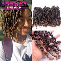 spring twist hair 10 14 crochet hair braids short curly passion twists braiding hair extensions 15 strandspack mirras mirror