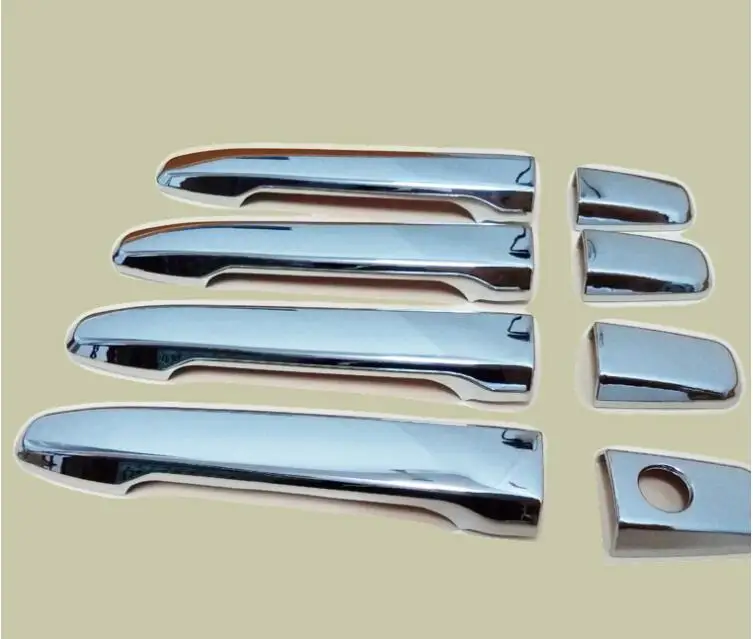 Хромированная крышка дверной ручки из АБС пластика для Mitsubishi Lancer 2008 2011(8