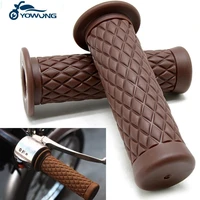 rubber classic vintage 22mm moto handlebar vintage retro for style parts universal motorbike accessories motorcycle grip