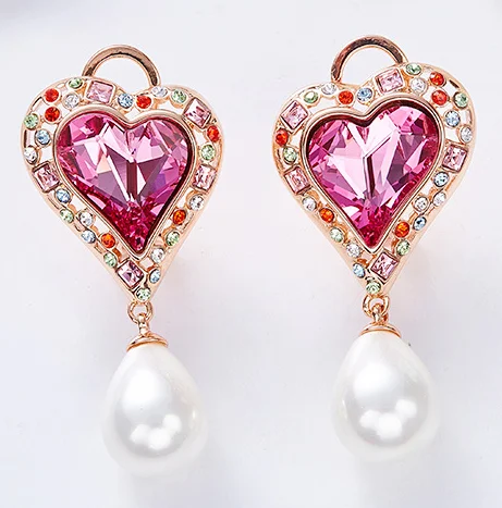 

YBB59 925 pure silver love lady Earrings lovers Earrings