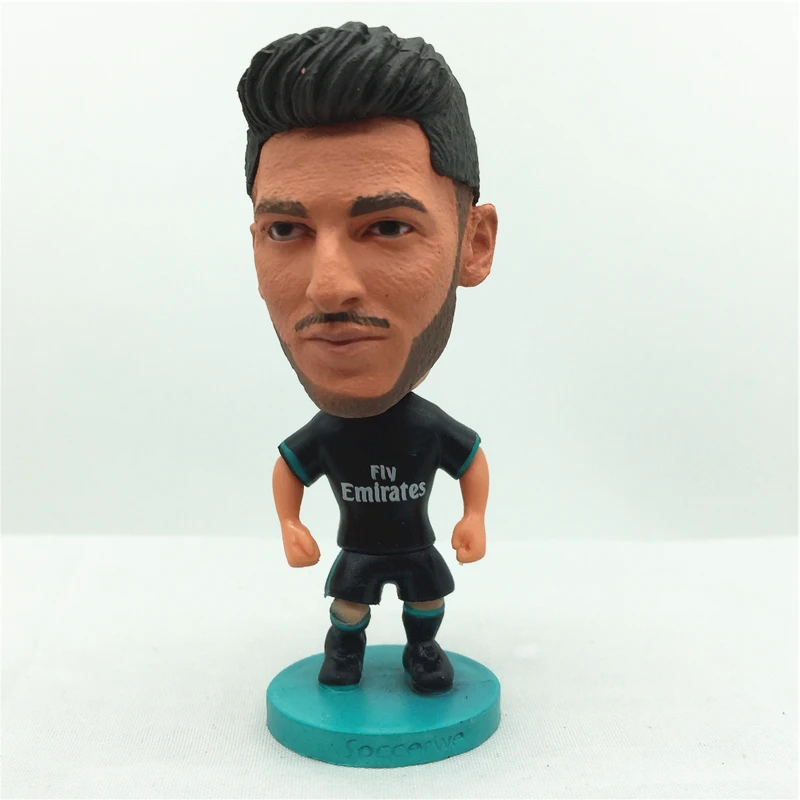 

Soccerwe 2,55 куклы для игры в футбол высотой RM 20 # M. АСЕНСИО, шарнирные фигурки 2018, черный комплект, игрушка, подарок на Рождество