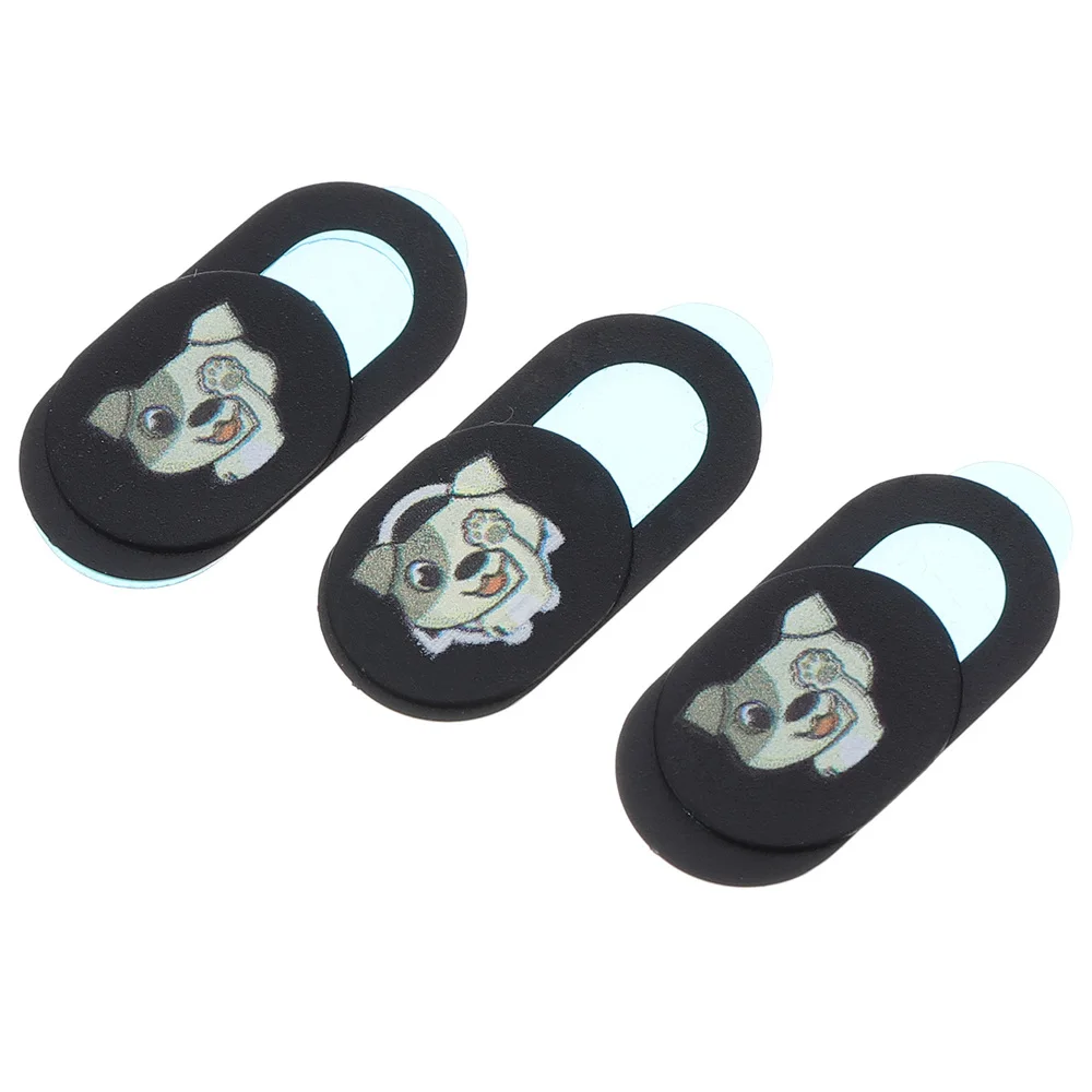 

3 PCS Camera Cover Slide Blocker Dog Pattern Privacy Protection Webcam Cover