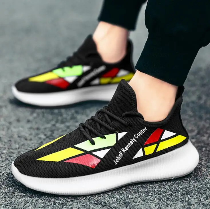 

B8803 men shoes sport designer sneakers zapatillas jogging shoes color plaids air shoes casual running shoes