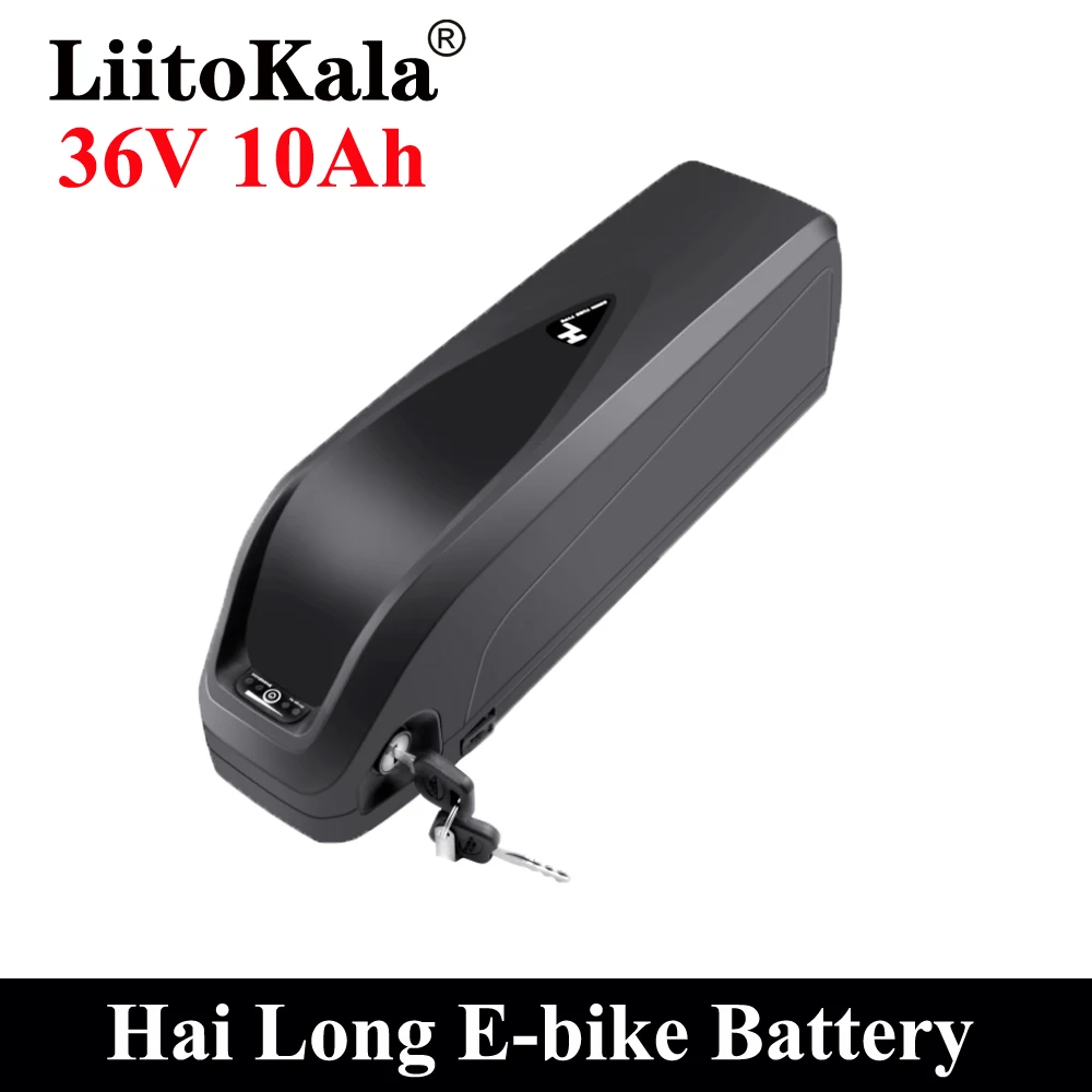 

Литиевая батарея LiitoKala для электровелосипеда 36 в 10 Ач, для Bafang, USB-порт, Мощная батарея для преобразования электрического велосипеда