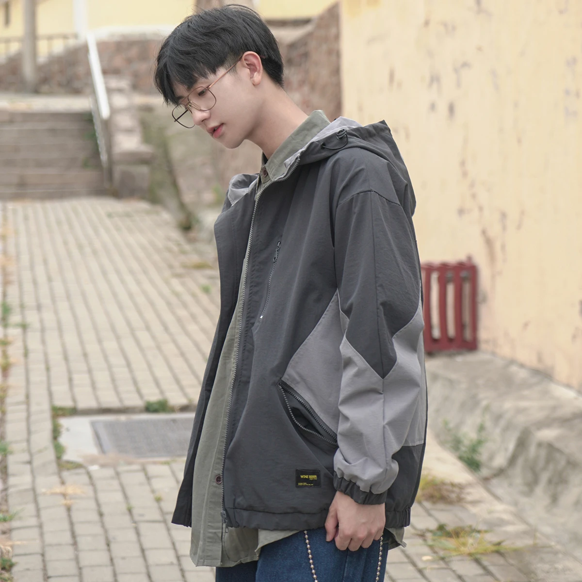 

Куртка в стиле харакудзю BG50JK, повседневная весенняя куртка, уличная одежда в Корейском стиле