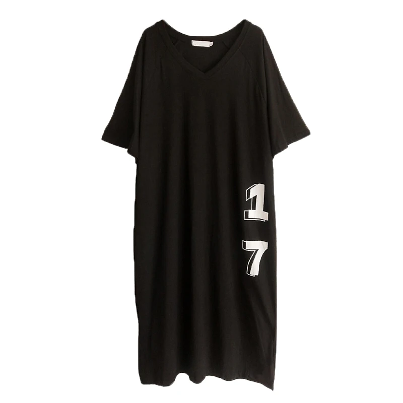 

Sister Fara V-Neck Long Print Summer Women's Dress 2021 Half Sleeve Plus Size Ankle-Length Dress Straight Casual Women's Dresses