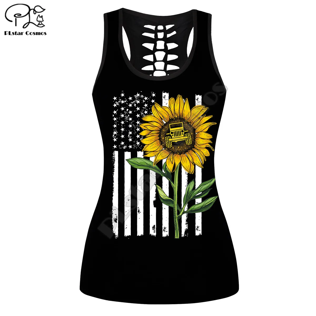 

PLstar Cosmos Camouflage Anime 3D Printed womens sexy tank tps Summer Vest Tank Top Women/girl Fashion yoga vest