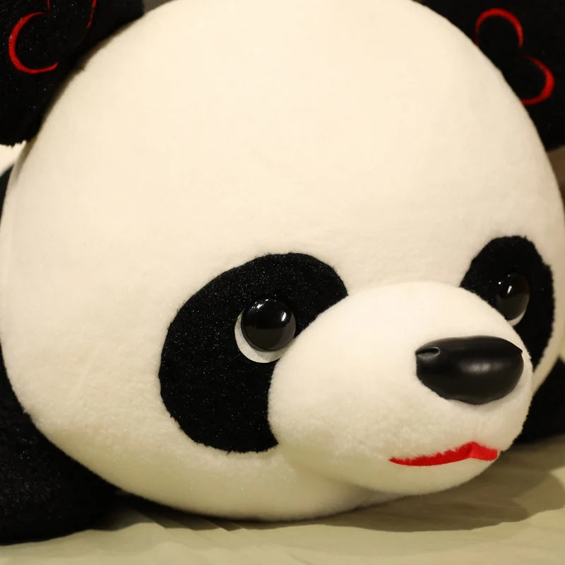 Новинка Симпатичная плюшевая длинная подушка Huggable в виде гигантской панды