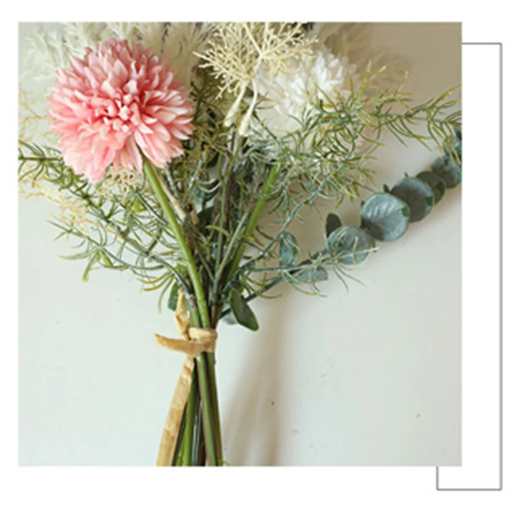 

Fake Dandelion Photo Props Romantic 1 Bouquet Simulation Eucalyptus Branches Beautiful Nordic Style