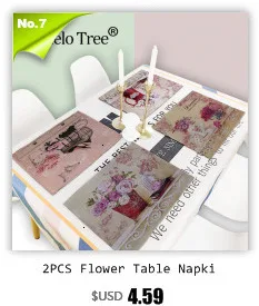 Nordic Kitchen Table Mats Flower American Placemats Cup Coaster Rectangle Kitchen Placemat Doily Manteles Individuales De Mesa