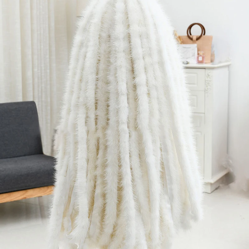 Ленты из натурального меха норки 1 м | Дом и сад