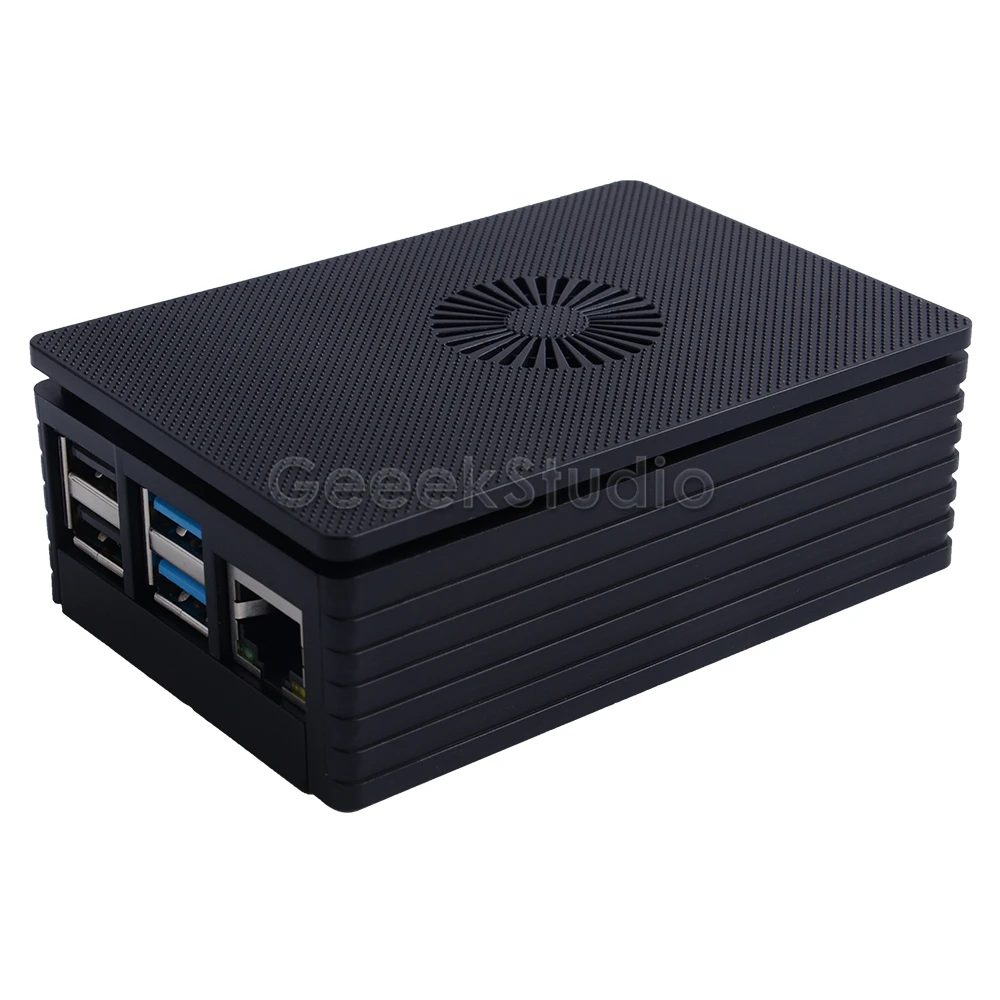 ABS Черный/Белый Раскладушка чехол корпус для Raspberry Pi 4 с охлаждающим вентилятором