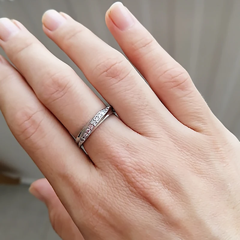 Женское Обручальное кольцо обручальное модное ювелирное изделие простое