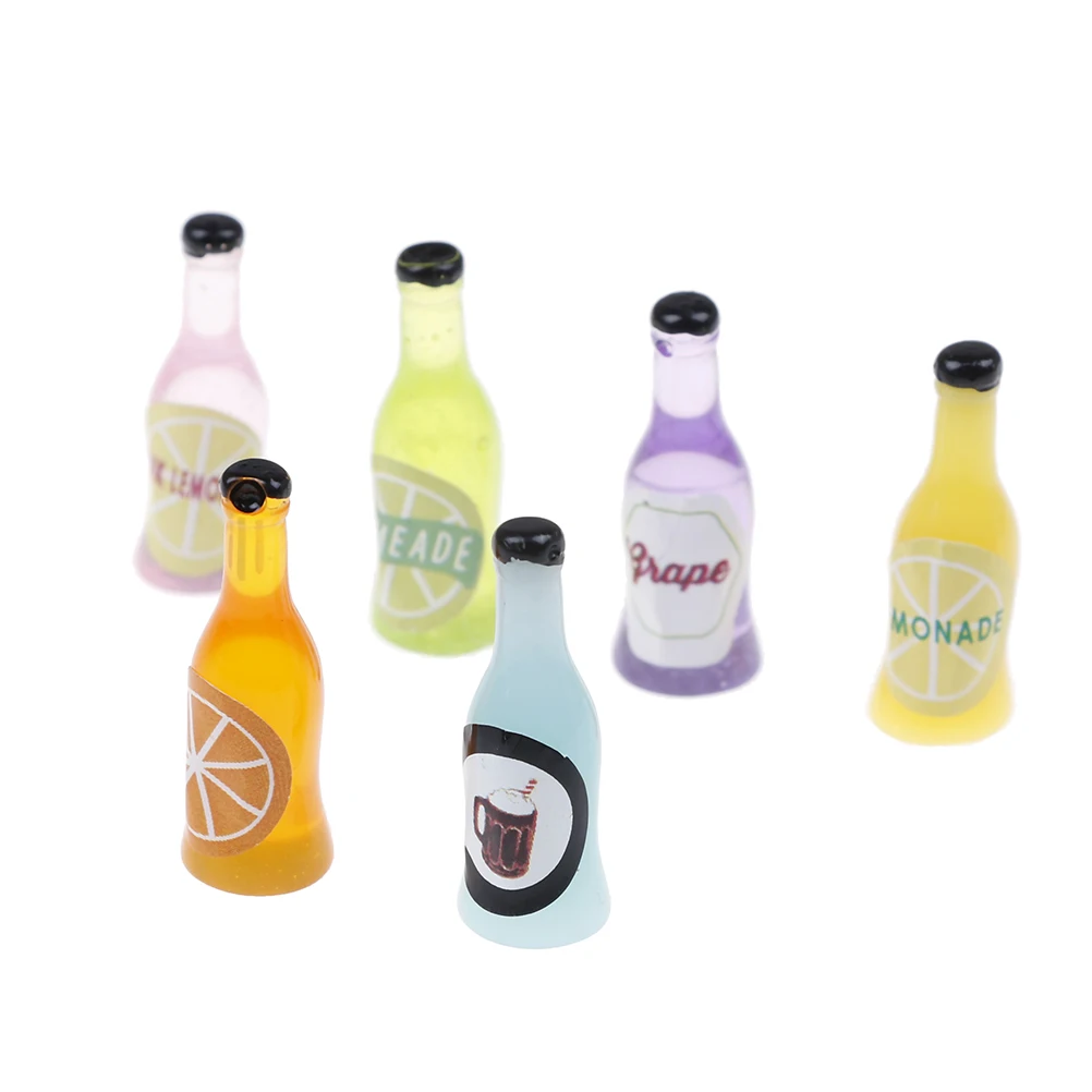 

Colorful Wine Bottles Dollhouse Miniature 1:12 1:6 For Kids Girls Toys Dinette Enfant Dollhouse Kitchen Toys 2/3/4/6/set