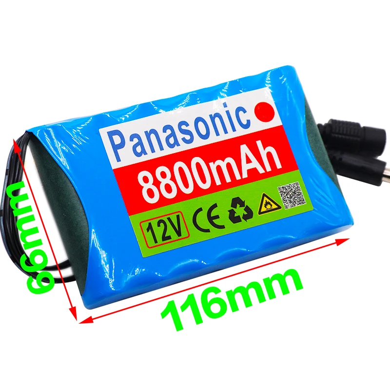 Оригинальный Портативный Супер 12V 8800mah аккумулятор перезаряжаемый литий ионный