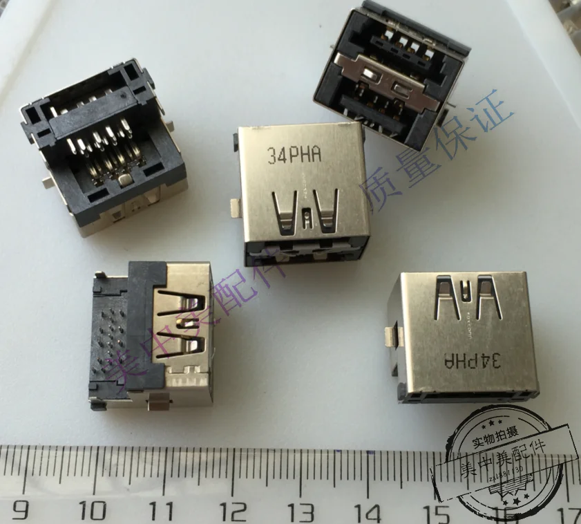 Новый оригинальный 2-в-1 USB eSATA гнездовой разъем с двумя сиденьями 17 контактов |