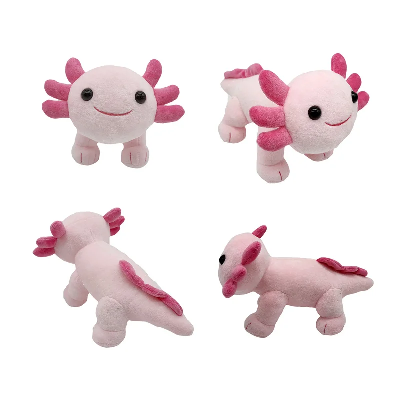 Kawaii Axolotl плюшевые игрушки животные фигурки Куклы Мультяшные мягкие розовые куклы