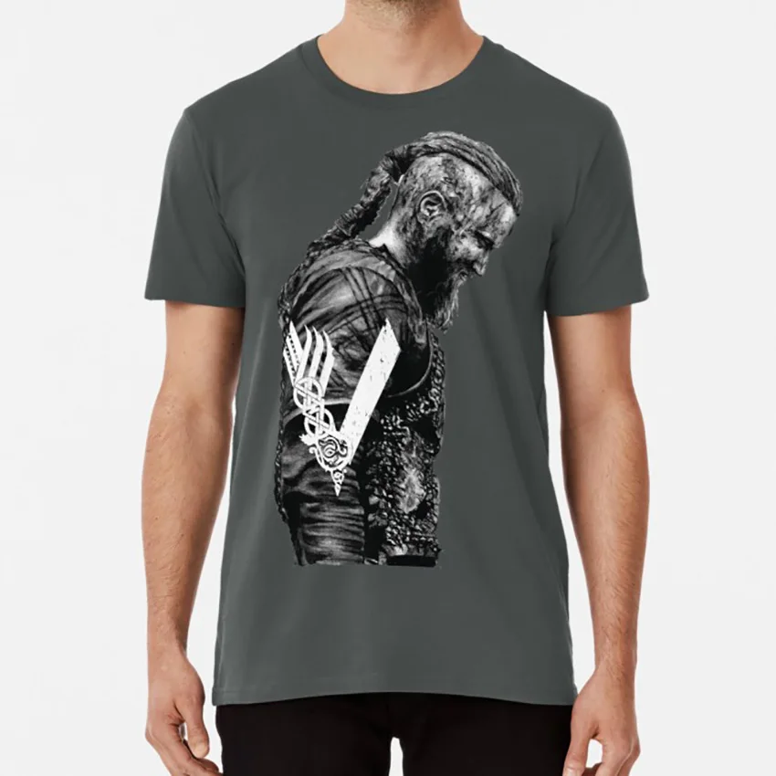 KING RAGNAR LOTHBROK - VIKINGS футболка ragnar king lothbrok vikings rollo lagertha ubbe flocki kategat ivar | Мужская одежда