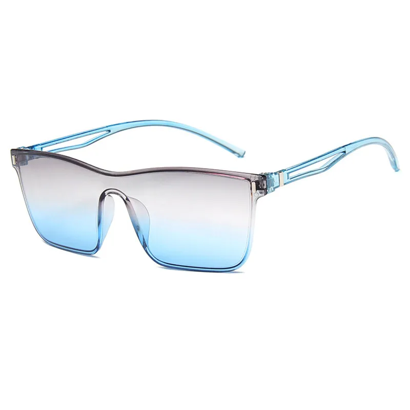 Цельные солнцезащитные очки большого размера с линзами Женские Ретро для мужчин