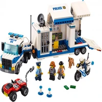 10657 city series mobile command center 60139 childrens building block toy gifts
