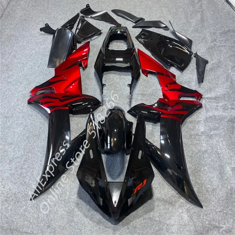 

Комплект обтекателей для мотоциклов YAMAHA YZFR1 02 03 Обтекатели YZF R1 02 03 комплекты обтекателей YZF R1 2002 - 2003 черные красные обтекатели
