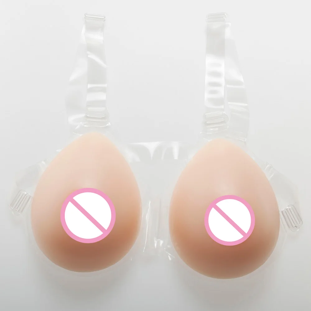 Силиконовая форма для груди костюм трансвестита с ремешками модель 800 цвет