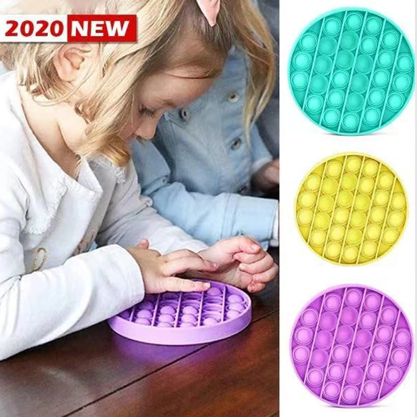 

New Push Bubble Fidge Antistress Toys Adult Kids Unicorn Dinosaur Pop Fidge Sensory Toy Autism Special Needs Stress Reliever