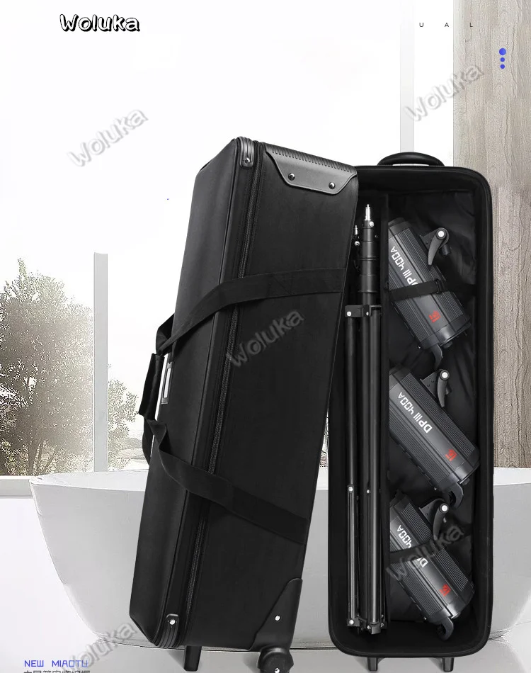 Сумка роликовая для фотостудии Жесткий Чехол на светодиодный Чо со