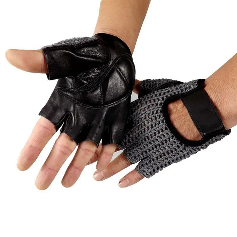 

Cycling Gloves Men Half Finger Sweat Absorption Breathable Outdoor Autumn Winter Bike Riding Sports Fitness Handwear