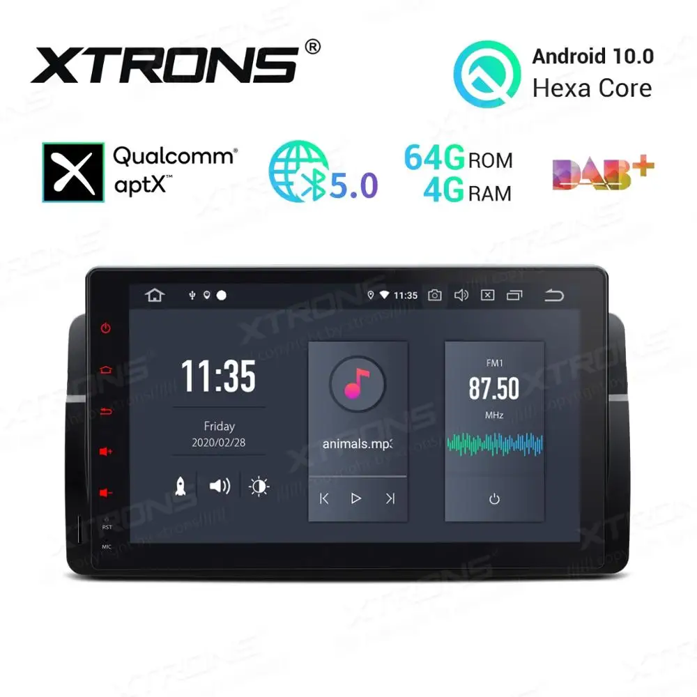 

Автомобильная Мультимедийная система с 9 "Android 10,0 OS, GPS, радио для Rover 75 1999-2005 с поддержкой функции HDMI и 4 Гб ОЗУ, 64 Гб ПЗУ