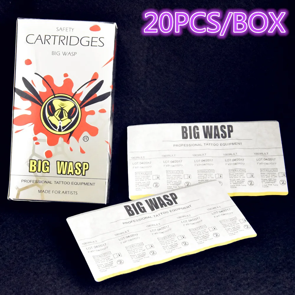 BIG WASP Gray Evolved Cartridges Tattoo Needle - Round Shaders 3/5/7/9/11/13/14/15RS | Красота и здоровье