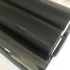 Виниловая пленка, 50x300 см, 3D, 4D, 5D, 6D, черная, высокоглянцевая, из углеродного волокна, для автомобиля