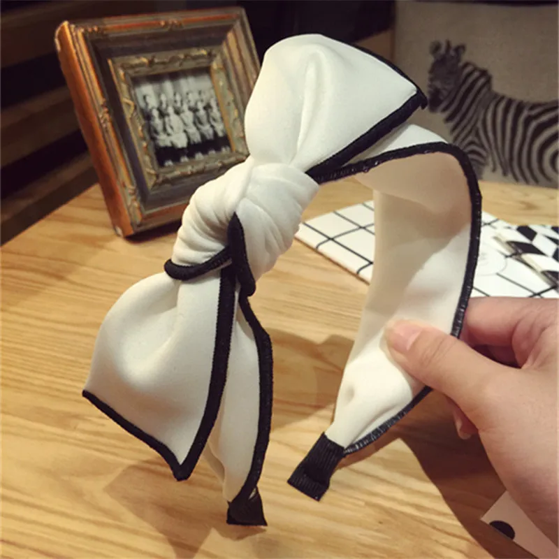 

New Fashion Women Hairband Solid Headband Bow Knot Headwear Hair Hoop Hair Accessories