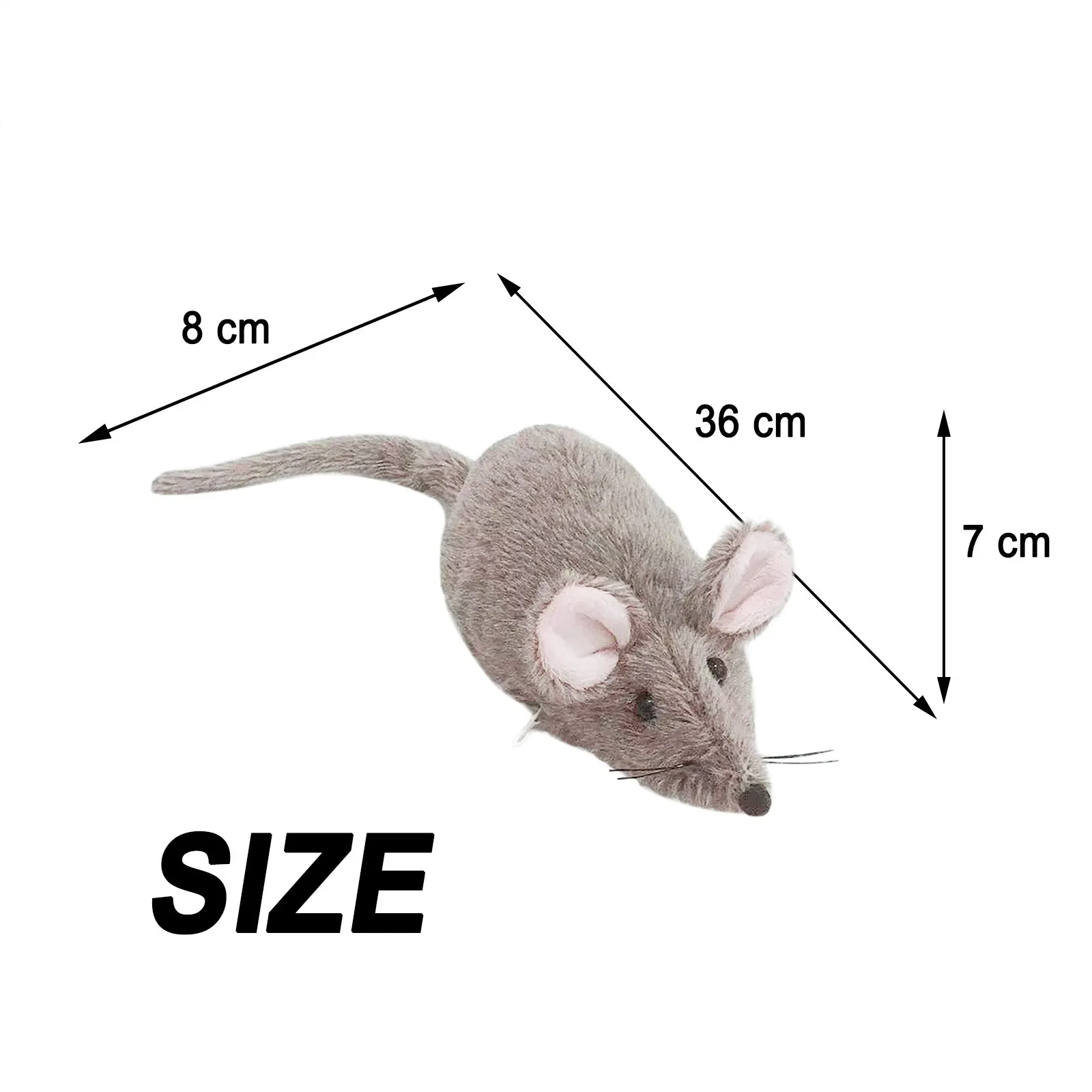 

Funny Fake Lifelike Mouse Model Prop Halloween Gift Toy Party Decor For Kids Novelty & Gag Toys 3 Colors Christmas Juguetes