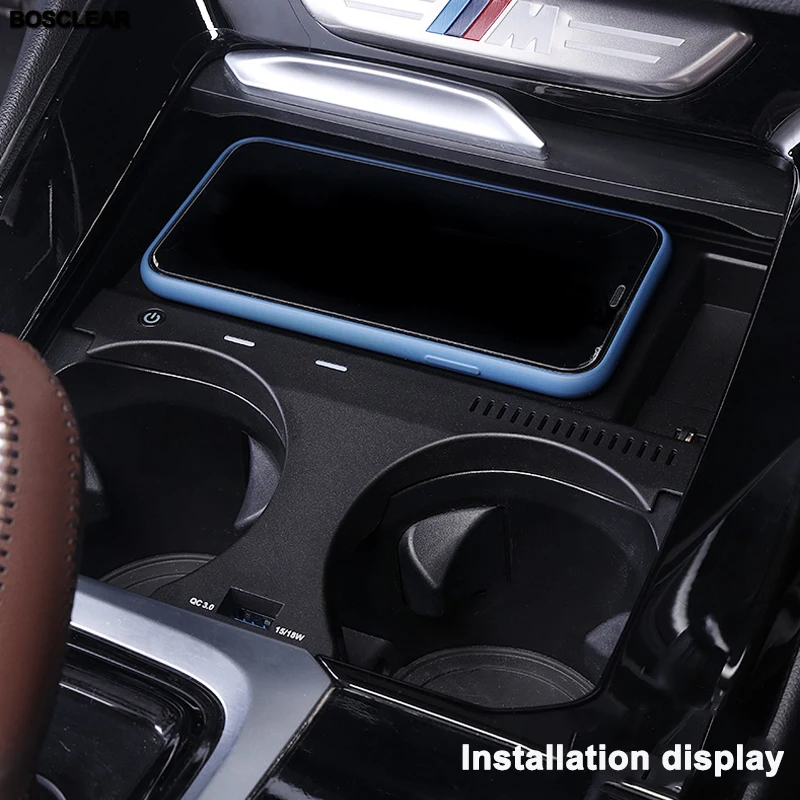 Беспроводное зарядное устройство Qi для приборной панели автомобиля BMW 3 серии X3 X3m