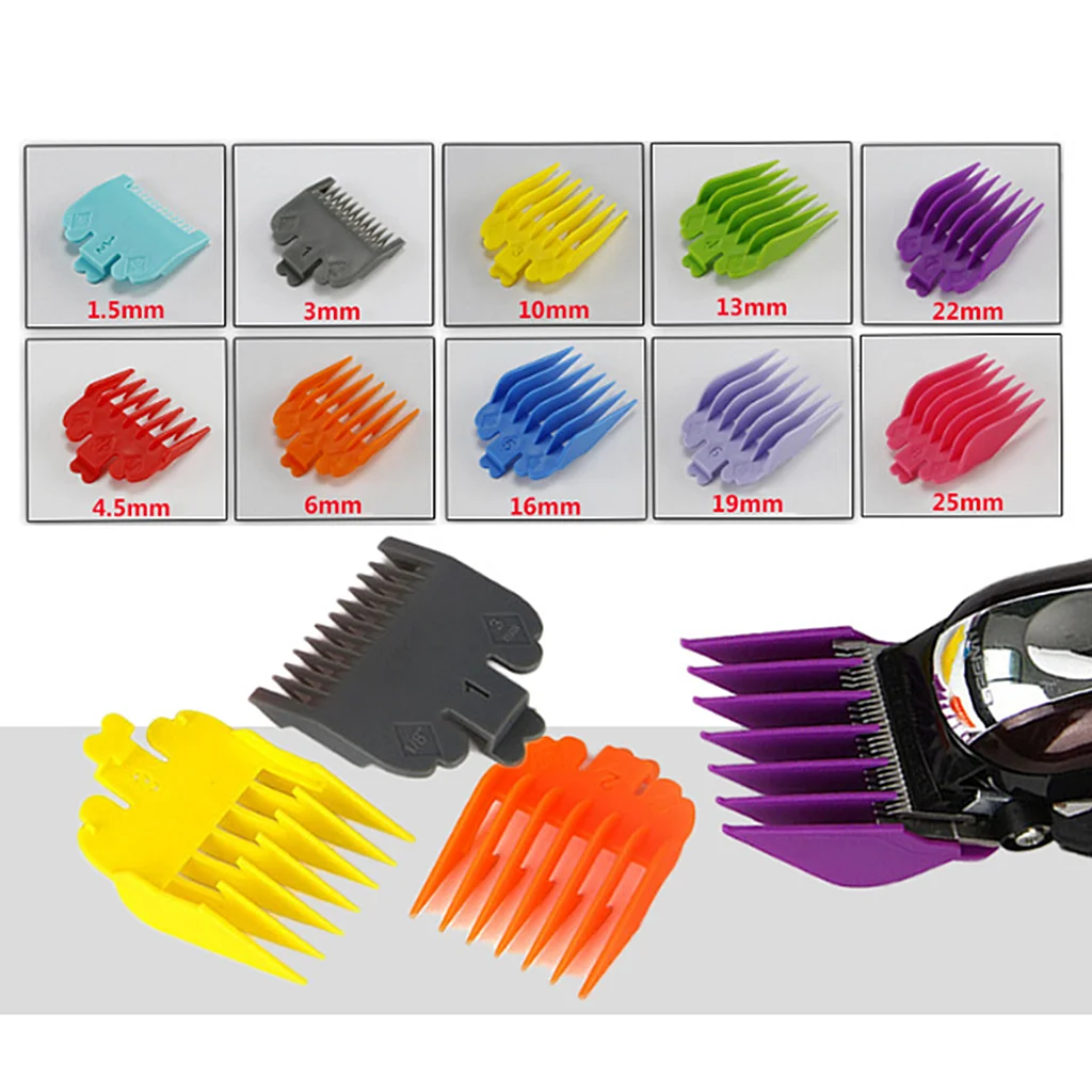

Universal Hair Clipper Guide Limit Comb Multi Size Barber Tool 3pcs Hair Clipper Combs Guide Kit Hair Salon Tools