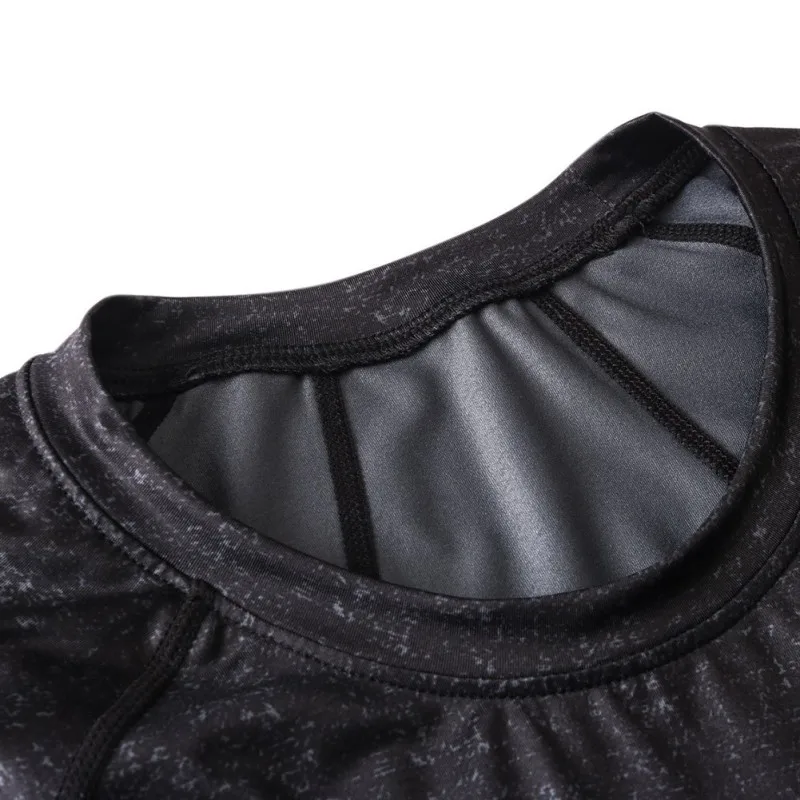 

Men's Sports Short Sleeve Loose Casual Camouflage Print Fitness Clothes Running Training High Elasticity Quick-drying T-shirt