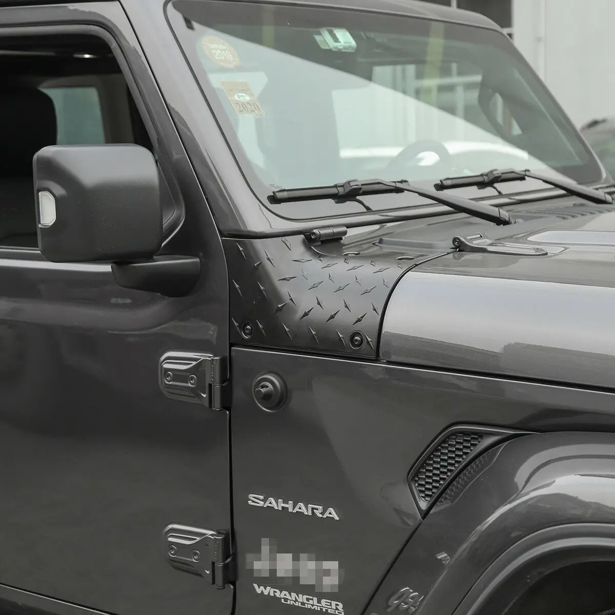 Боковой внешний корпус капота бронированные Чехлы угловая защита для Jeep Wrangler JL JLU