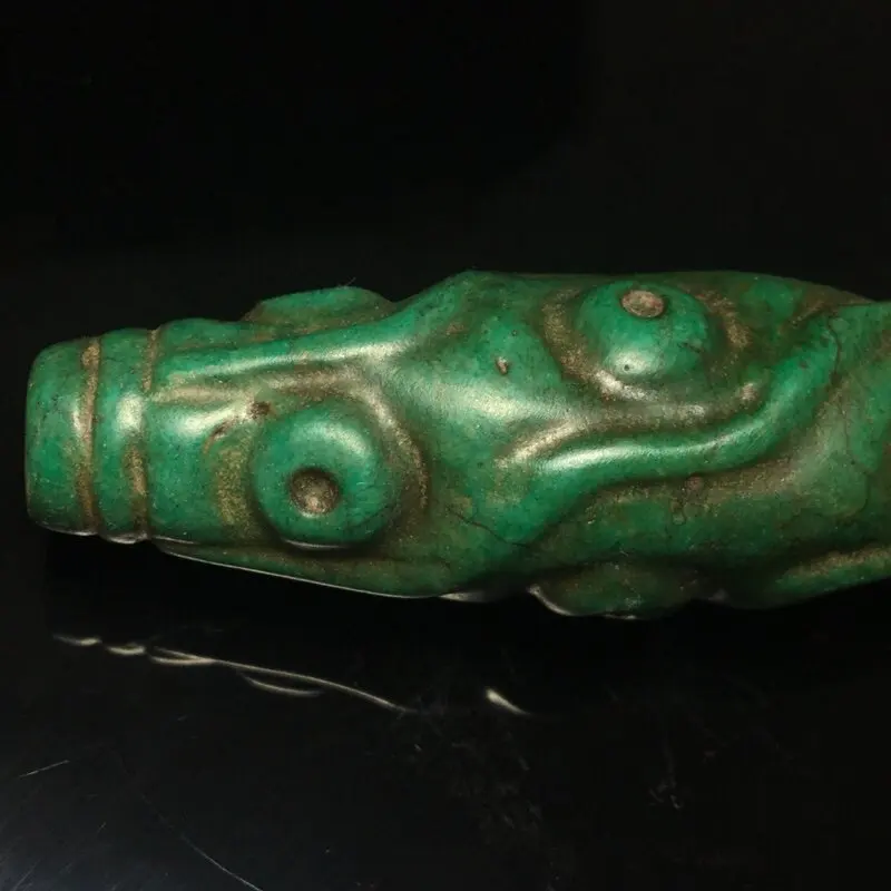 

ECHSUN turquoise nine-eyed dzi beads pendentes wisiorek ciondoli colgantes jewelry handmade red green stone old Collection for