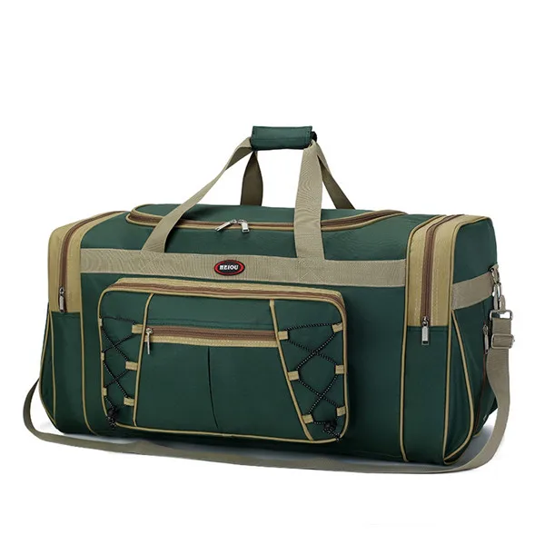 B-Army Green Для мужчин большой Ёмкость дорожная сумка Для женщин ручной клади Чемодан сумка мужской большая вещевой мешок сумка на выходные сумки поездка с ночевкой Сумка-тоут - Цвет: B-Army Green