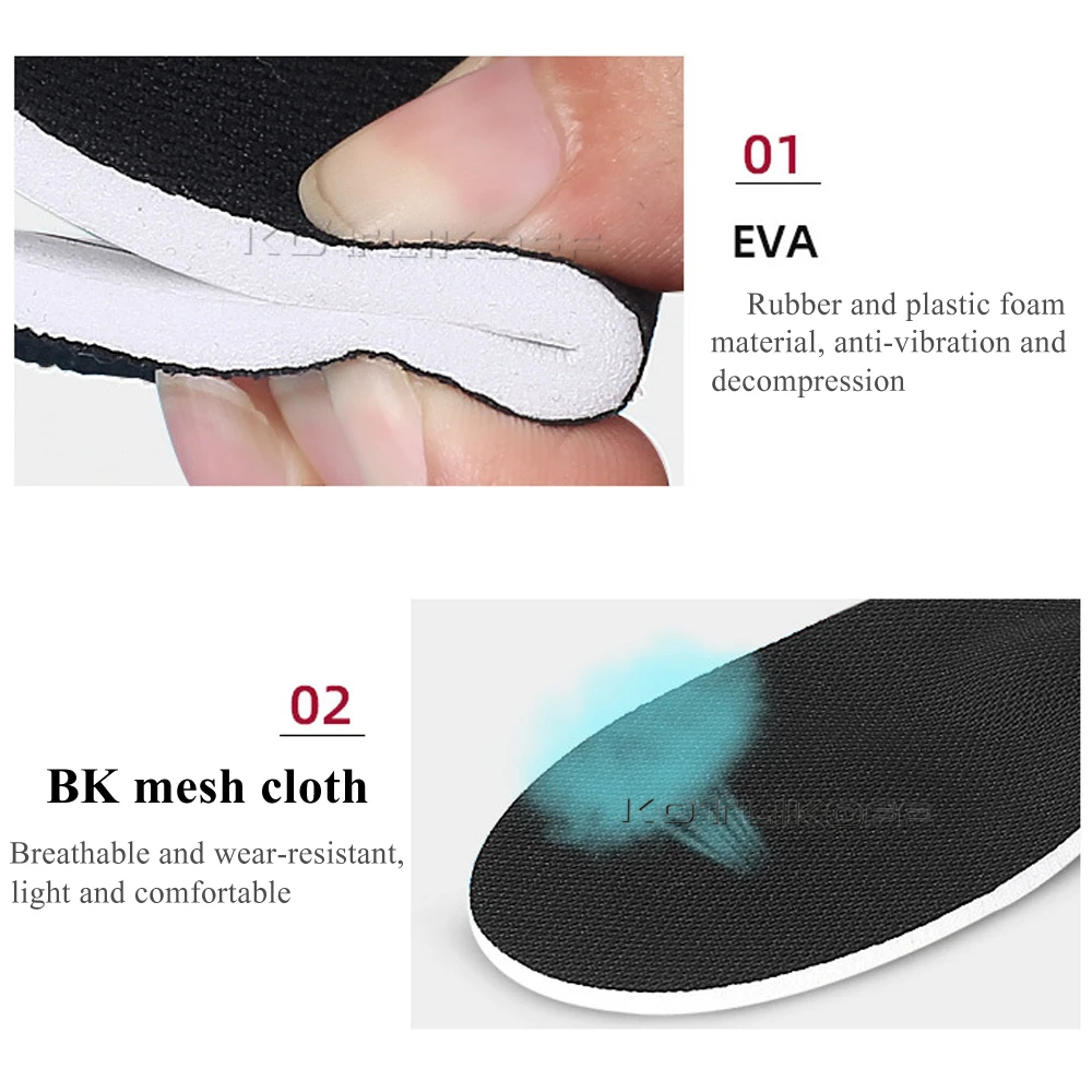 KOTLIKOFF Premium Orthotic Insoles High Arch Support Pad Relief Flat Feet Foot Pain Orthopedic Shoes Pad Sole Insert Foot Care